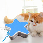 Cat turntable toy feather wand attachment with replaceable tips