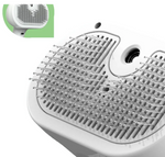 Deshedding brush for dogs and cats with self-cleaning one-click fur remover
