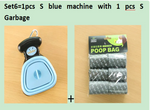 Foldable Hands-Free Dog Pooper Scooper with Waste Bags