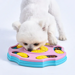 2-in-1 dog slow feeder puzzle toy for all breeds, blue